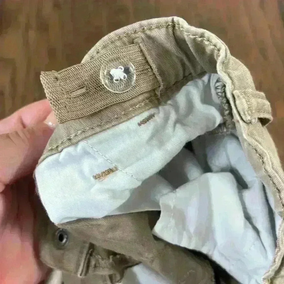 Slim fit adjustable waist boys khaki pants 3T - Picture 4 of 4